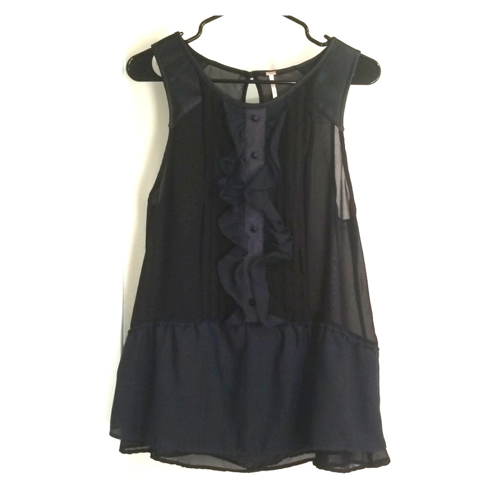 FREE PEOPLE ruffle tank
